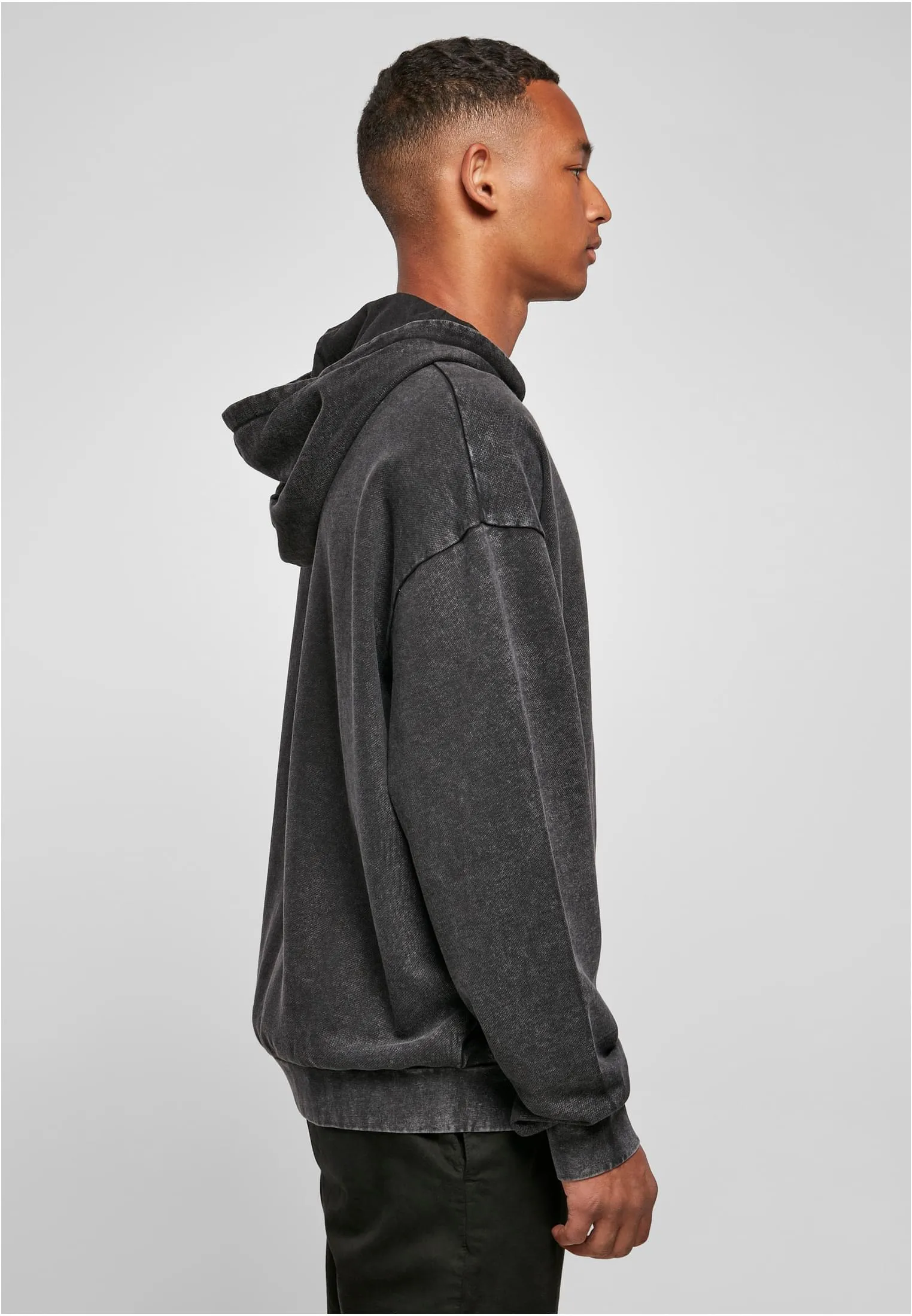 Acid washed oversize hoodie