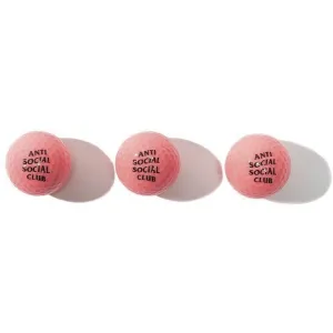 Anti Social Social Club Gated Community Golf Balls - Pink