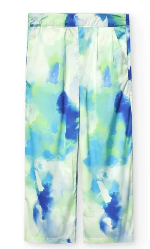 Boboli - Print Satin Trousers