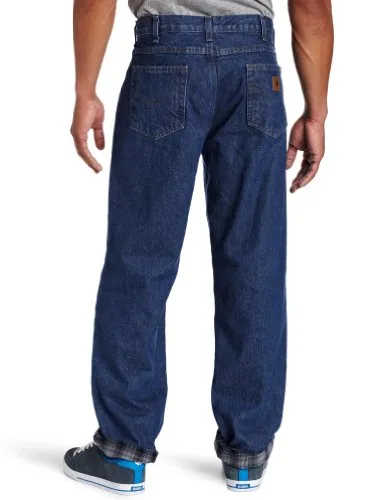 Carhartt B172 Men's Relaxed Fit Heavyweight Flannel-Lined 5-Pocket Jean