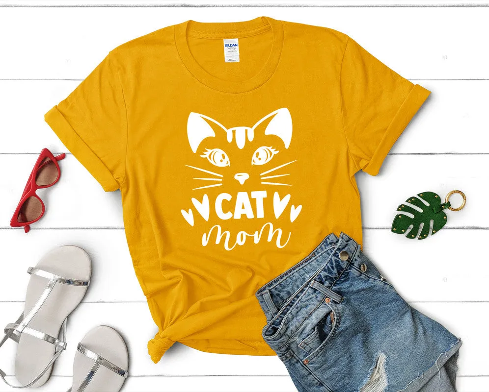 Cat Mom Woman T Shirt.