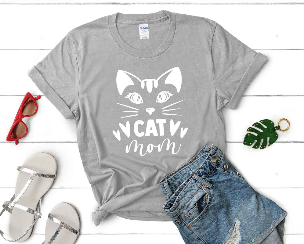 Cat Mom Woman T Shirt.