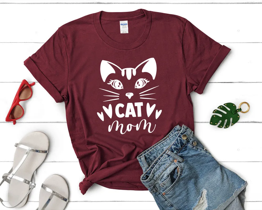 Cat Mom Woman T Shirt.
