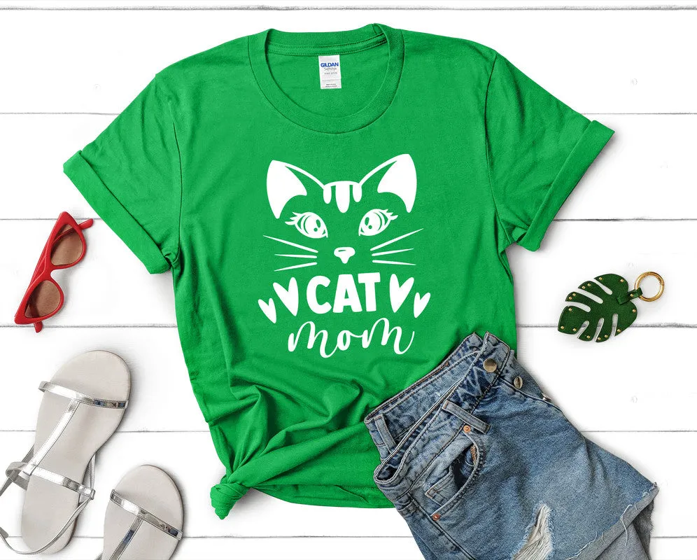 Cat Mom Woman T Shirt.