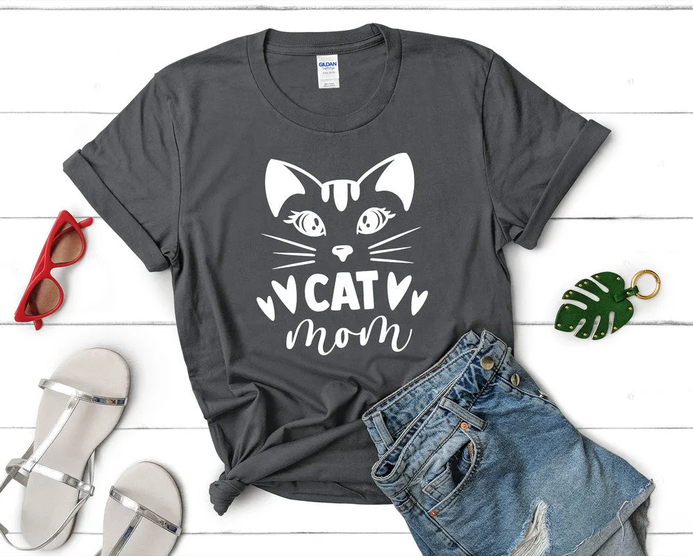 Cat Mom Woman T Shirt.