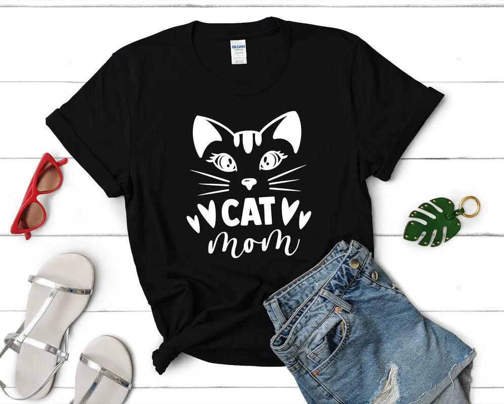 Cat Mom Woman T Shirt.