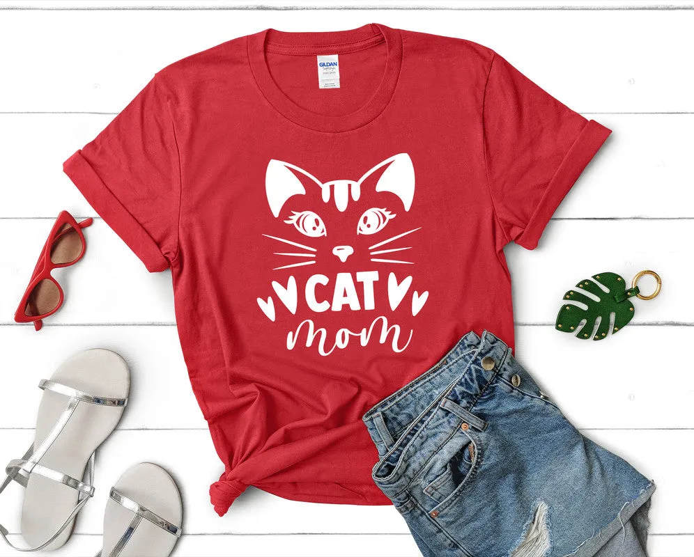 Cat Mom Woman T Shirt.