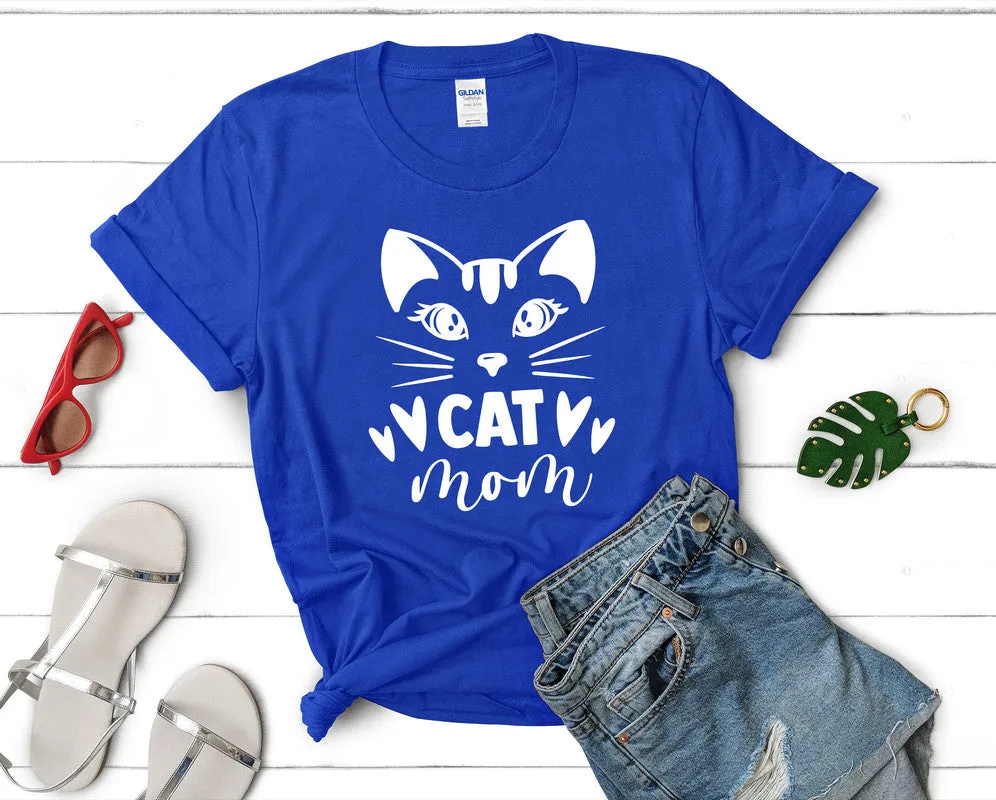 Cat Mom Woman T Shirt.