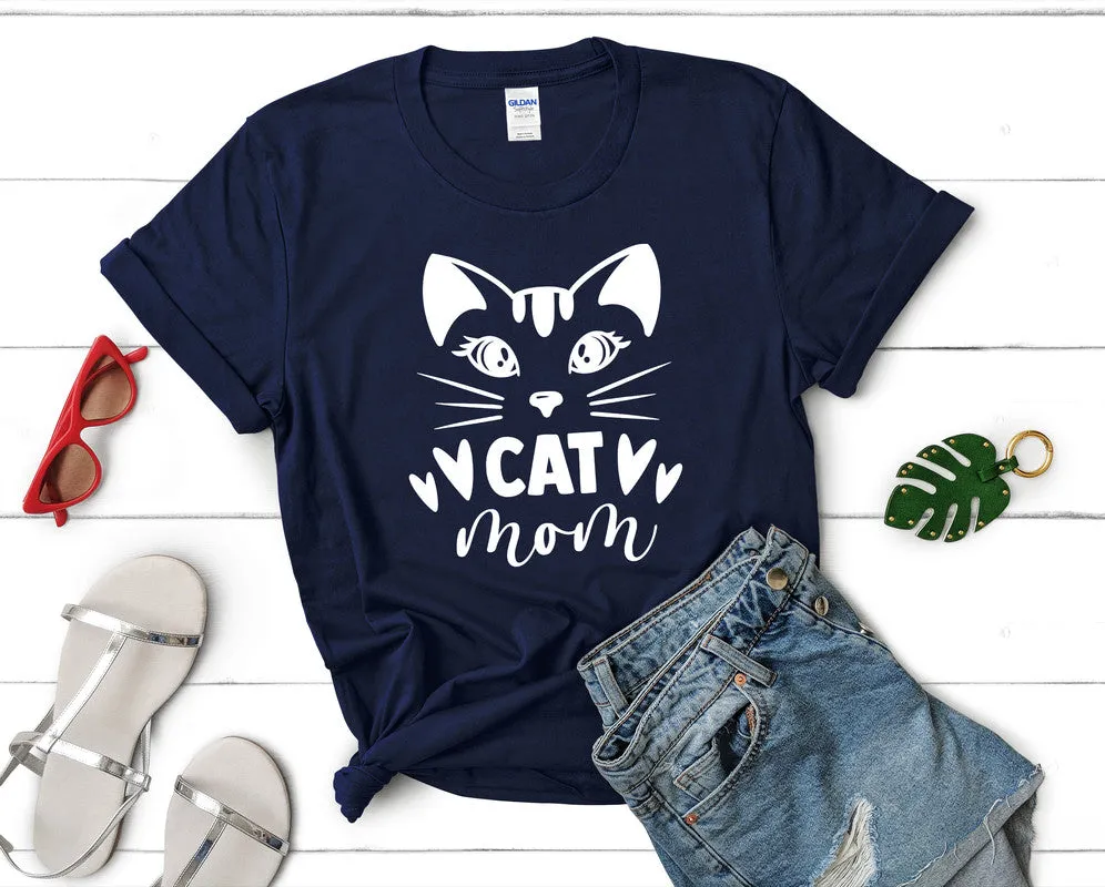 Cat Mom Woman T Shirt.
