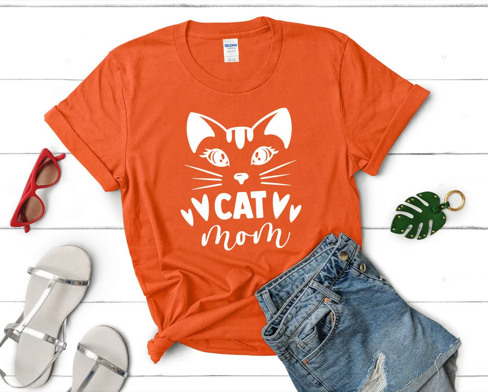 Cat Mom Woman T Shirt.