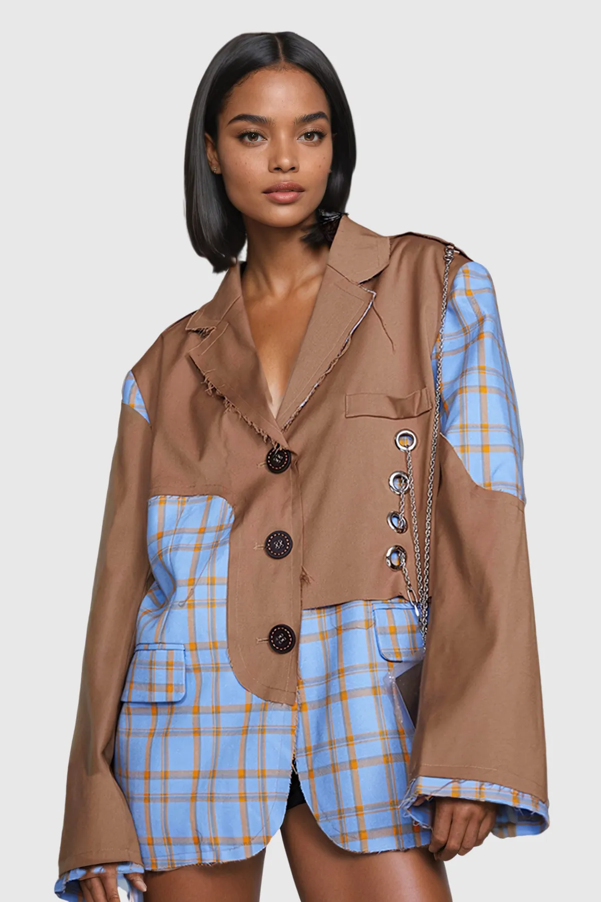 Chain Deconstruct Grid Blazer