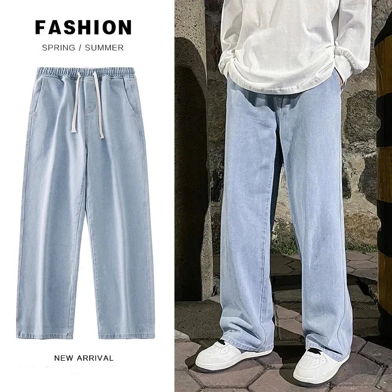 Classic Straight Baggy Wide Leg Trousers