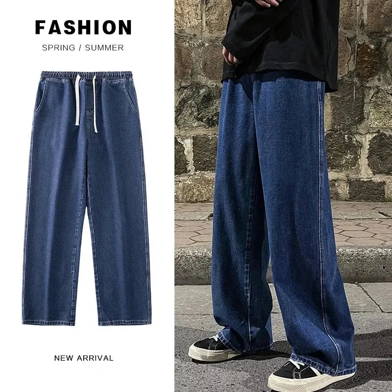 Classic Straight Baggy Wide Leg Trousers