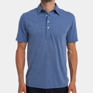 Criquet Performance Range Polo - Blue Jean