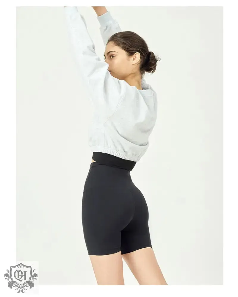 Cropped Round Neck Sweater