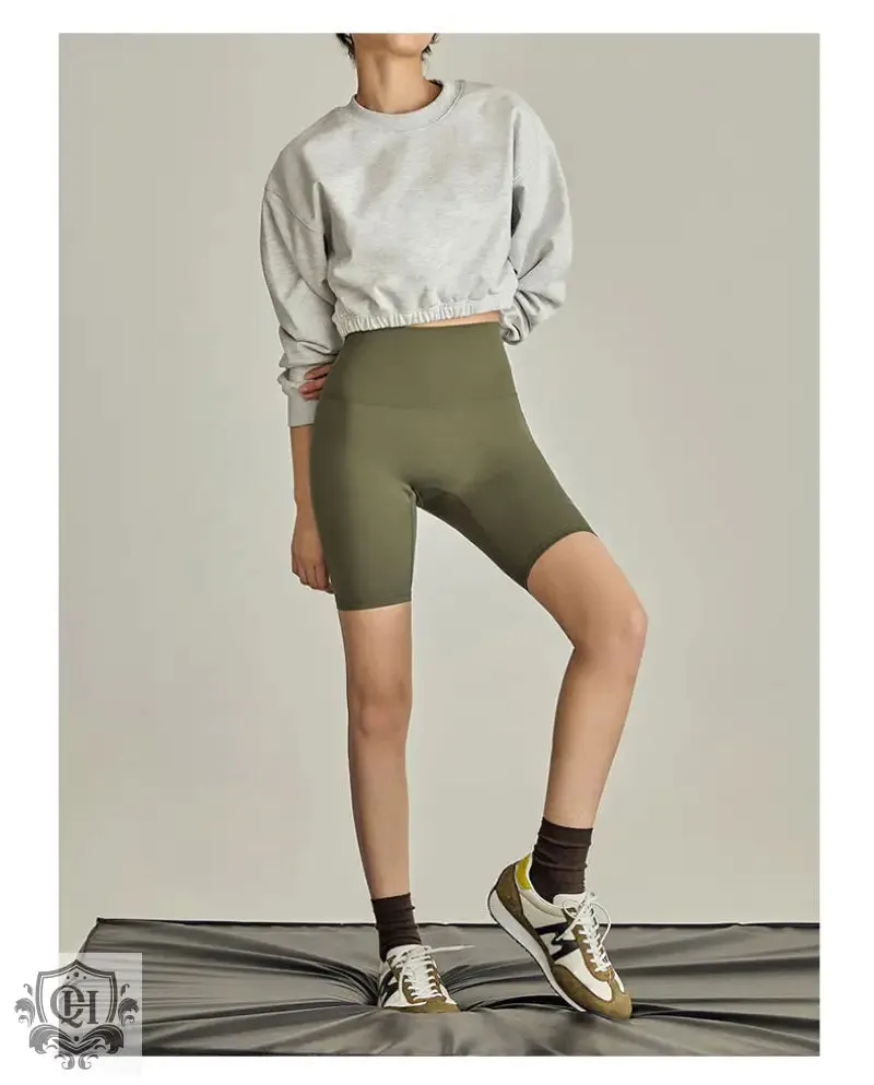 Cropped Round Neck Sweater