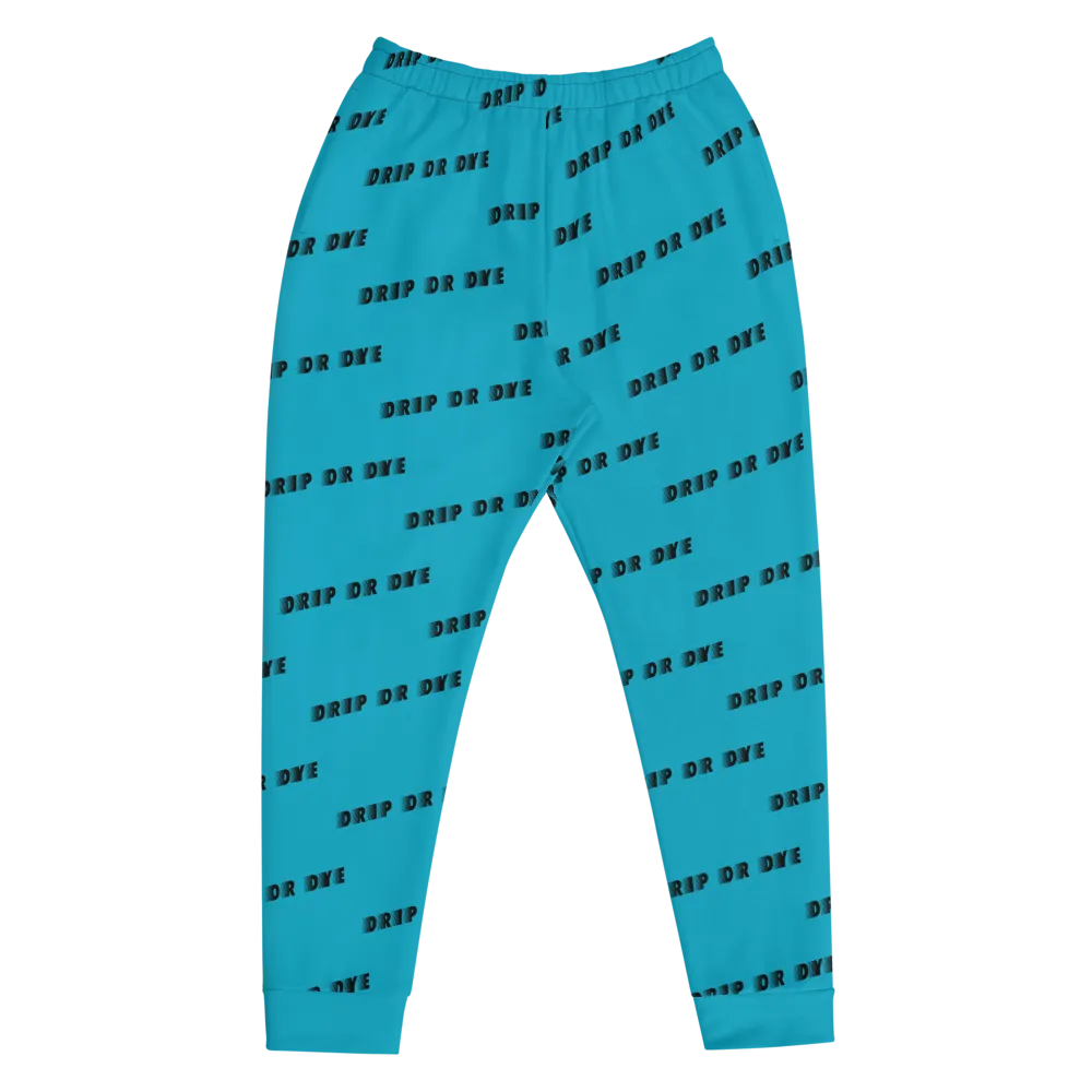 CRXWN | Drip or Dye | Racer Season 1 Unisex Jogger Racing Stripes Sweatpant Zoom Sky Blue