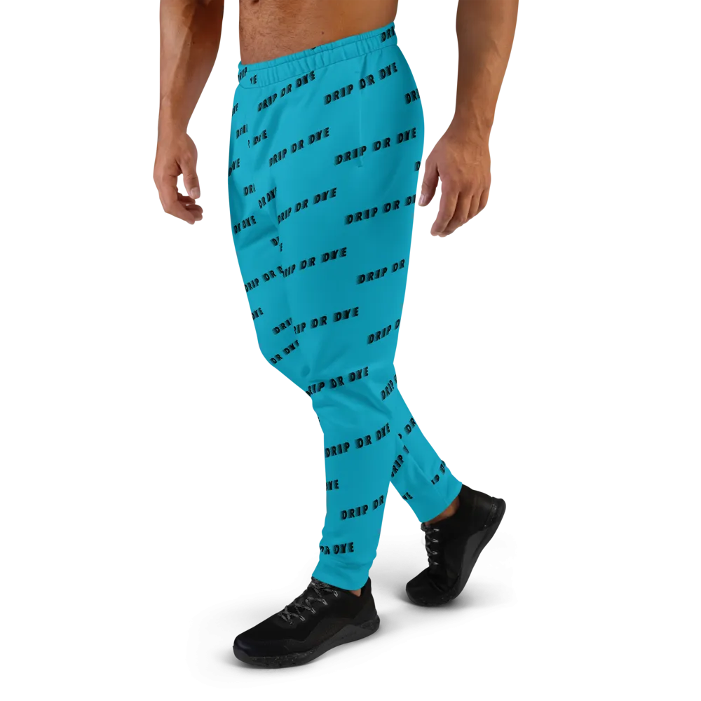 CRXWN | Drip or Dye | Racer Season 1 Unisex Jogger Racing Stripes Sweatpant Zoom Sky Blue