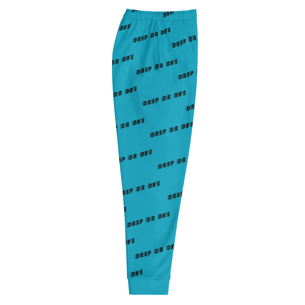 CRXWN | Drip or Dye | Racer Season 1 Unisex Jogger Racing Stripes Sweatpant Zoom Sky Blue