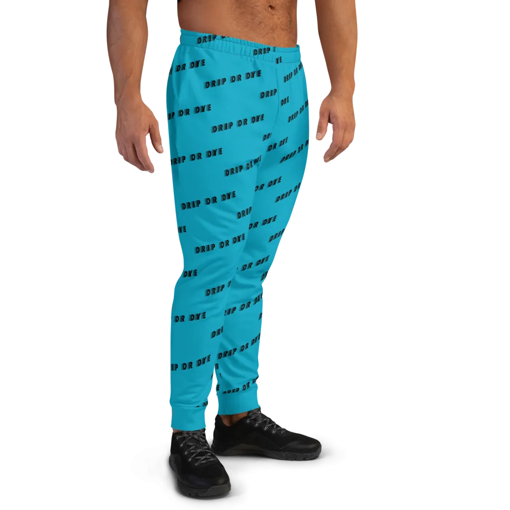 CRXWN | Drip or Dye | Racer Season 1 Unisex Jogger Racing Stripes Sweatpant Zoom Sky Blue