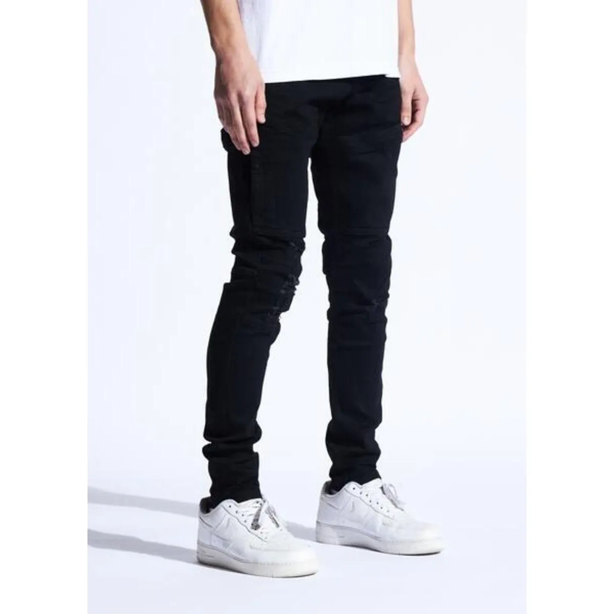Crysp Denim Kurt Black Jeans (CRYF222-215)