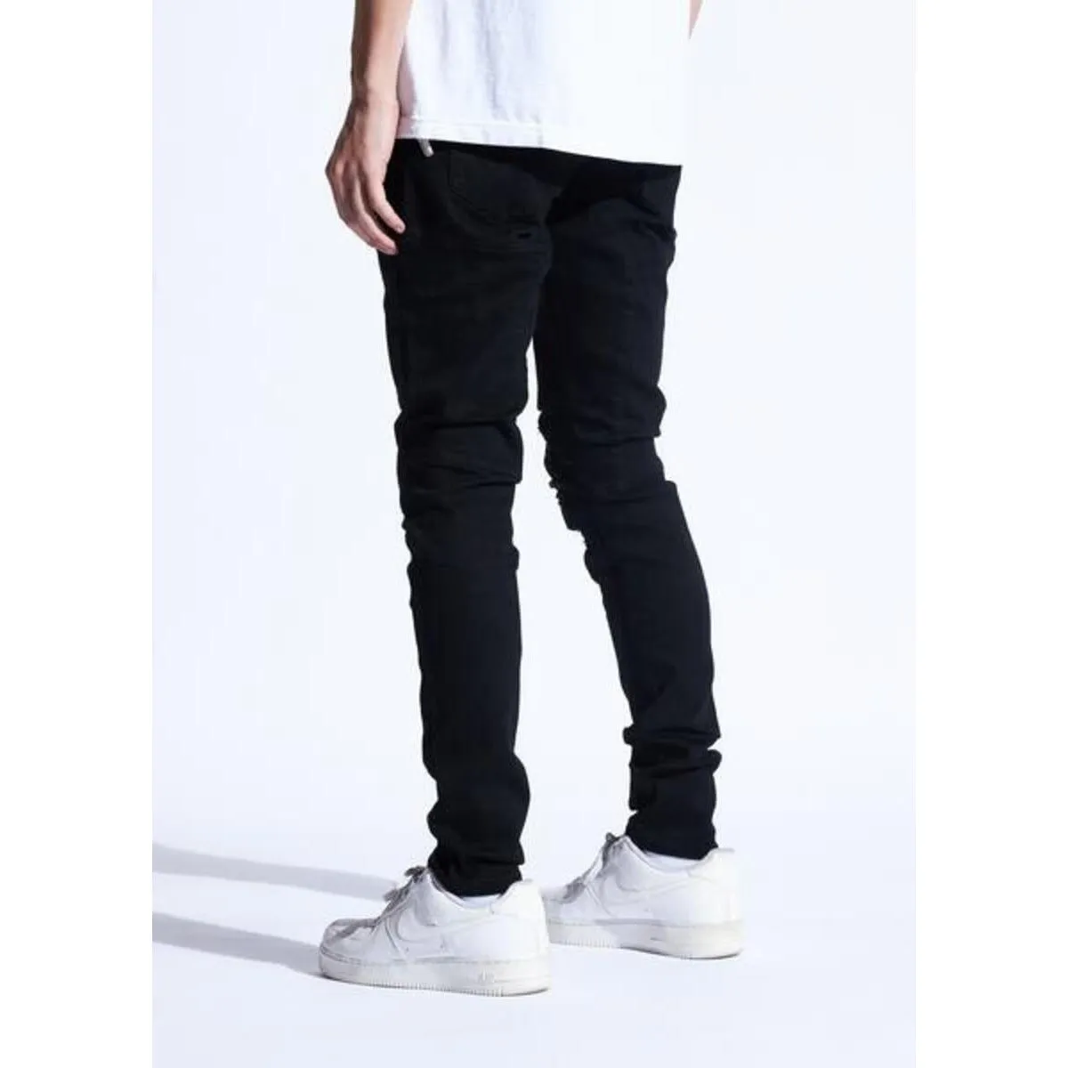 Crysp Denim Kurt Black Jeans (CRYF222-215)