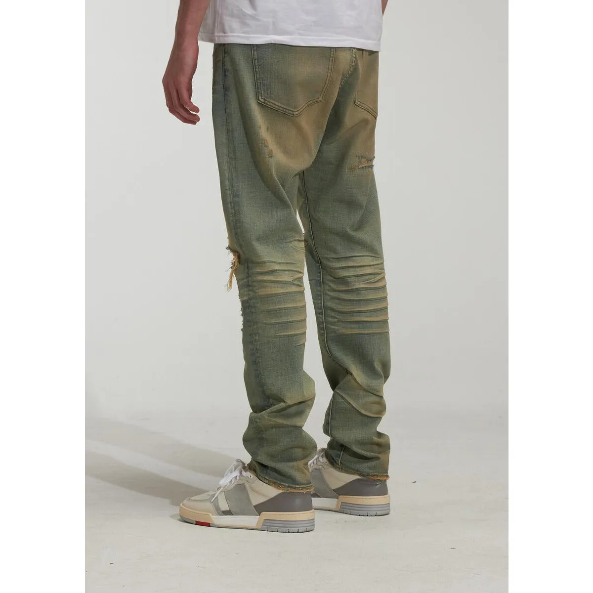Embellish Criss Ripped Indigo Denim Jeans (EMBSPR223-115)