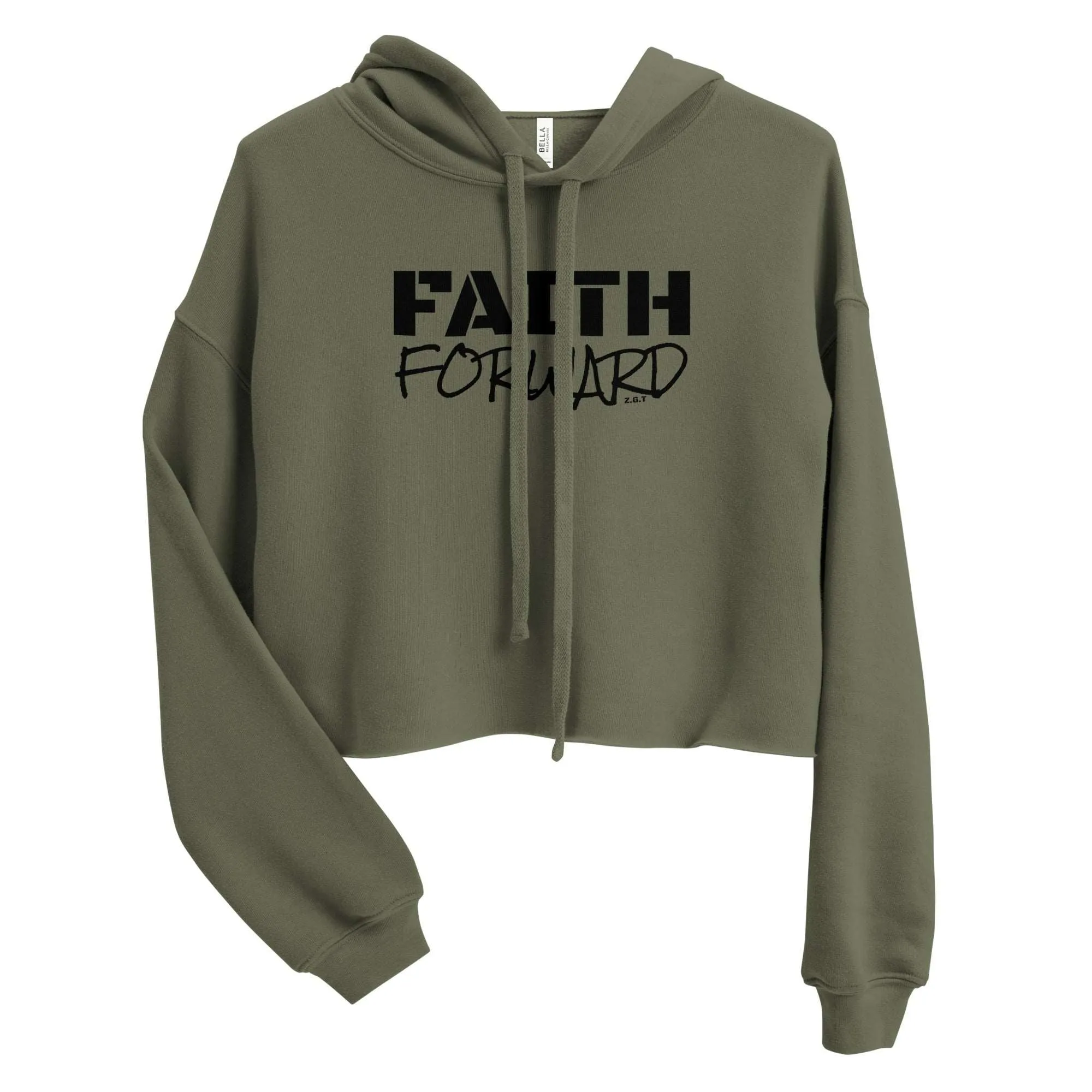 FAITH FORWARD: Crop Hoodie