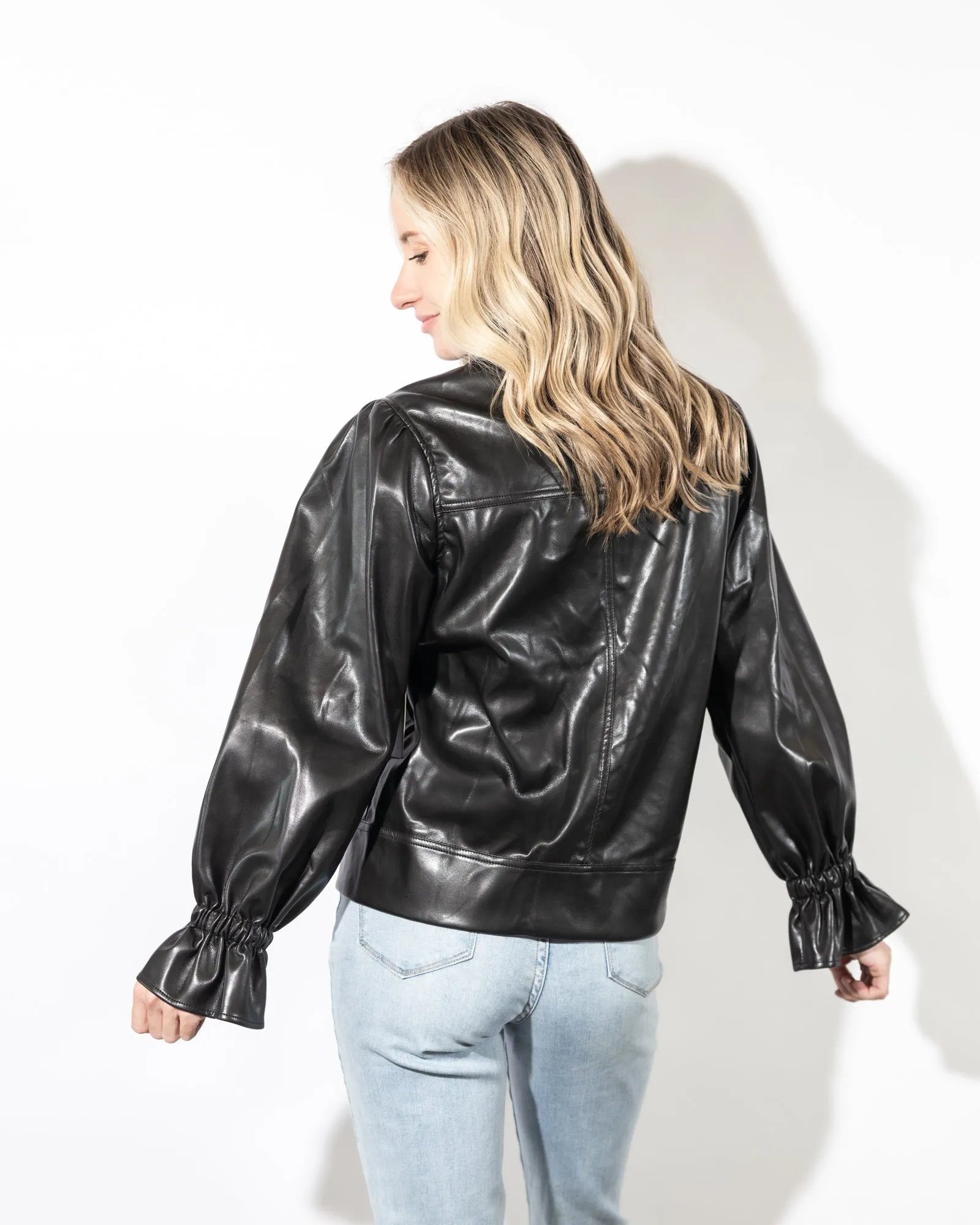 Faye Black Leather Jacket