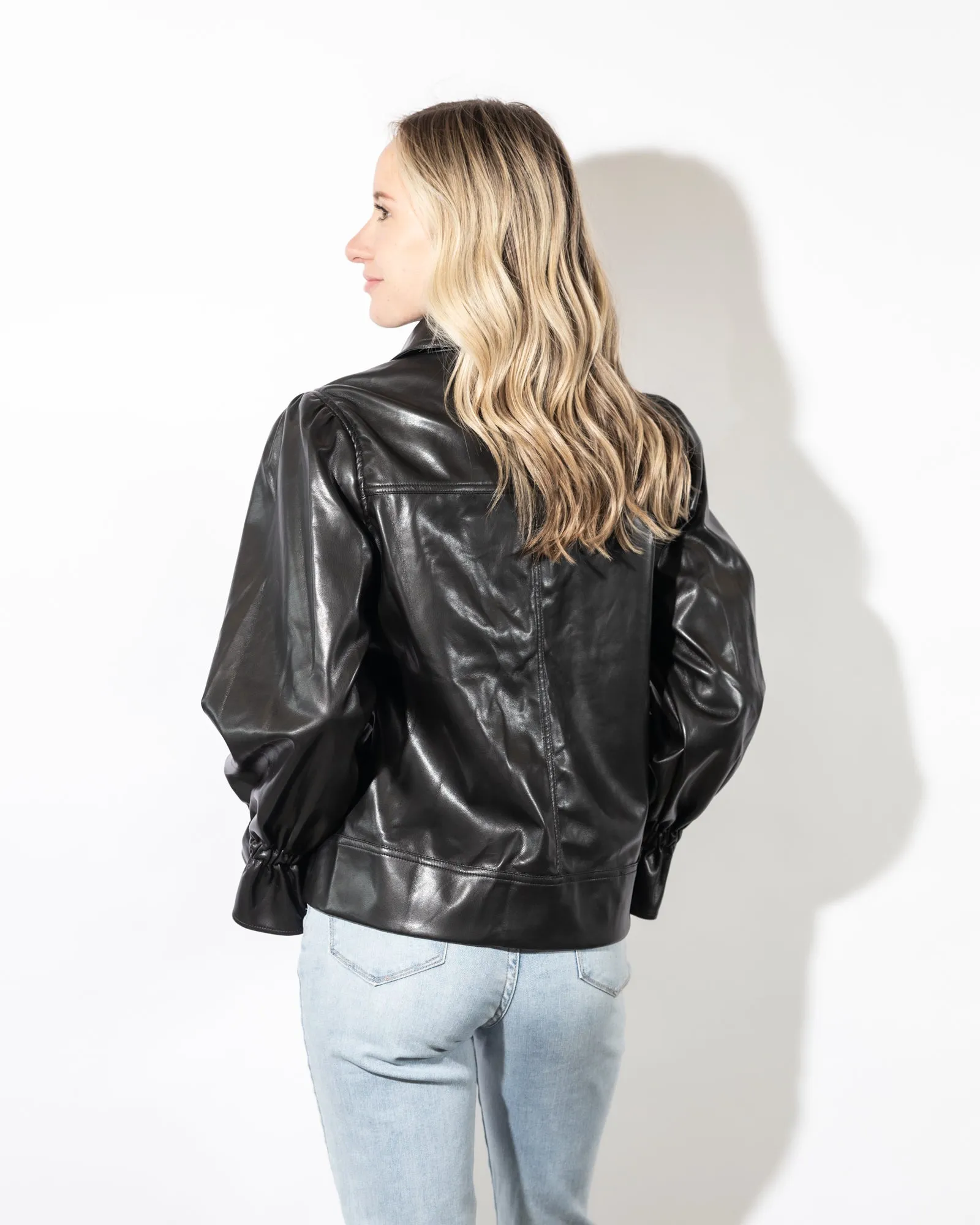 Faye Black Leather Jacket