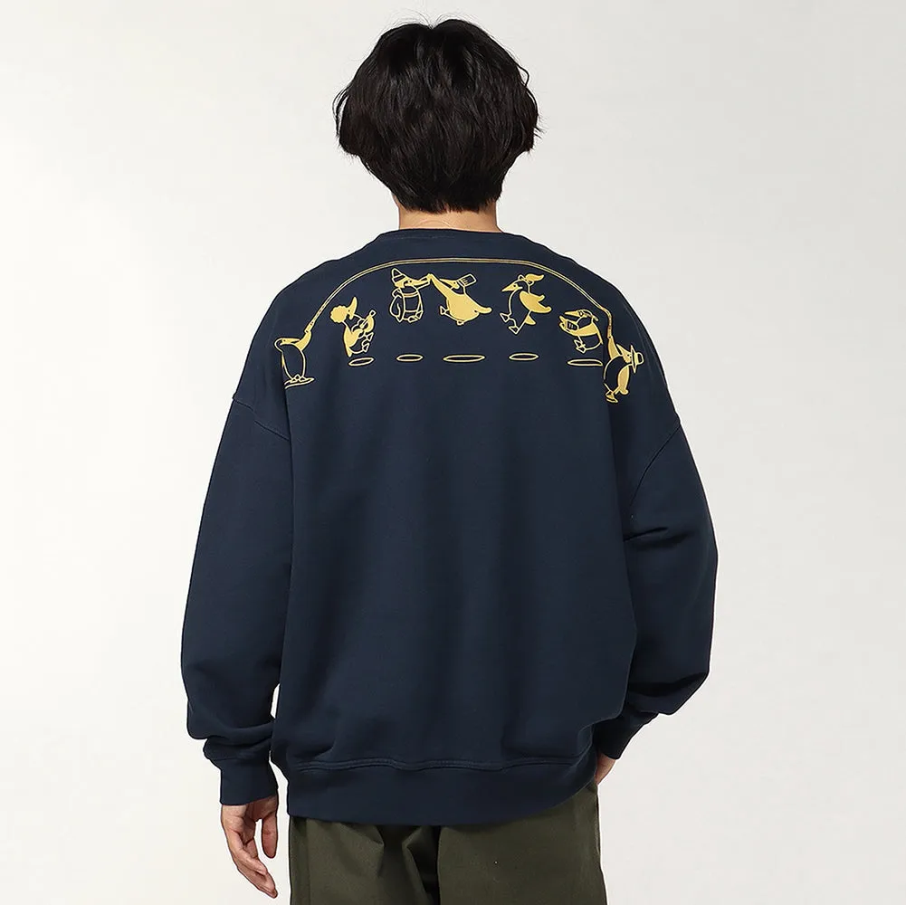 【FW24 秋冬・新品】Chums Men's Oversized Large Jump Rope Crew Top CH00-1468 FW24 長袖衛衣 男裝 M'S