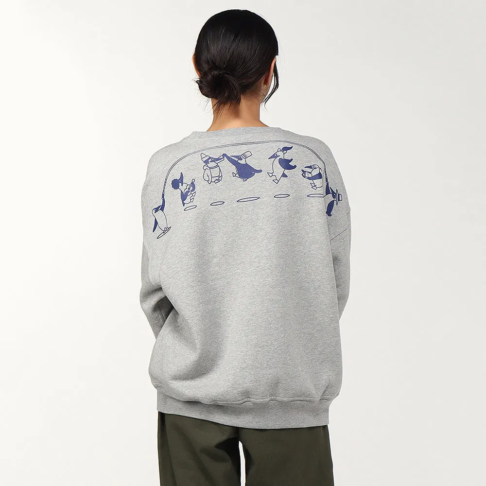 【FW24 秋冬・新品】Chums Men's Oversized Large Jump Rope Crew Top CH00-1468 FW24 長袖衛衣 男裝 M'S