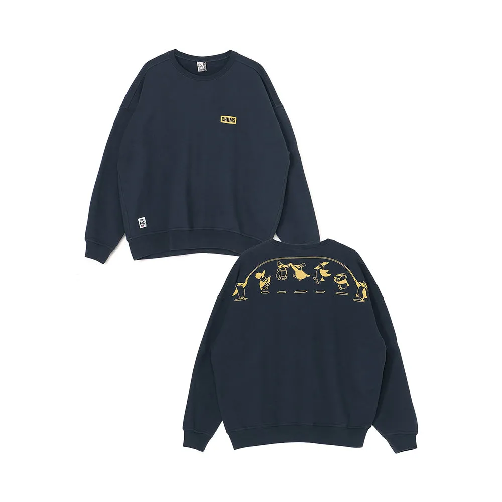 【FW24 秋冬・新品】Chums Men's Oversized Large Jump Rope Crew Top CH00-1468 FW24 長袖衛衣 男裝 M'S