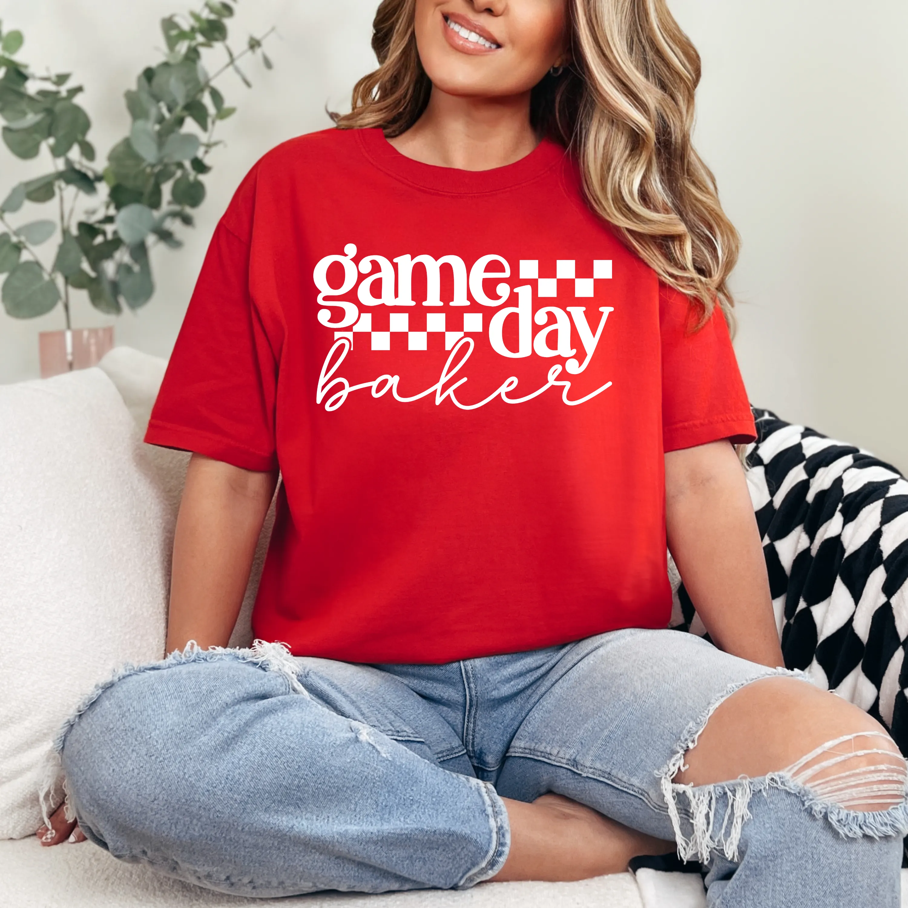 Game Day Baker [White Design] - T-Shirt