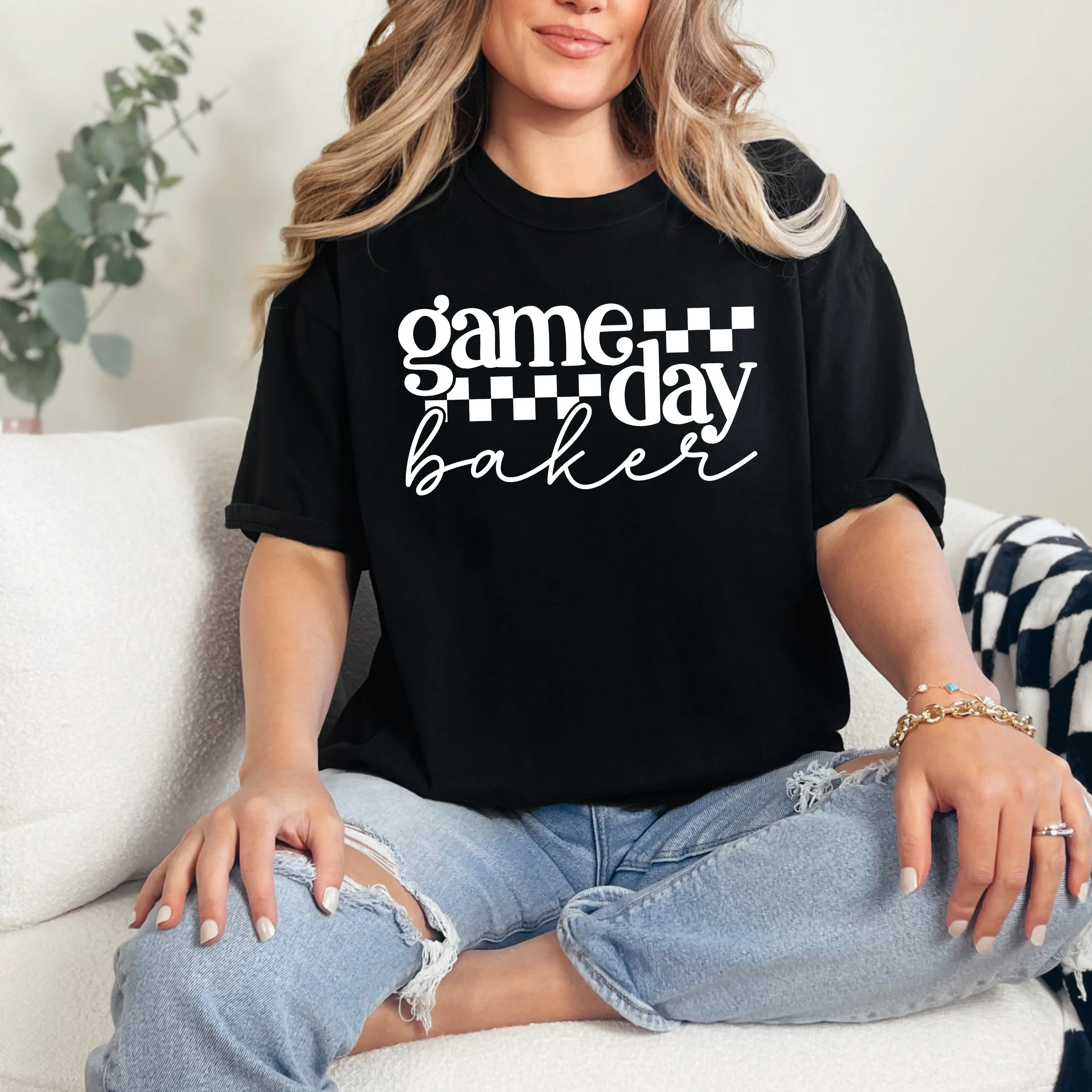 Game Day Baker [White Design] - T-Shirt