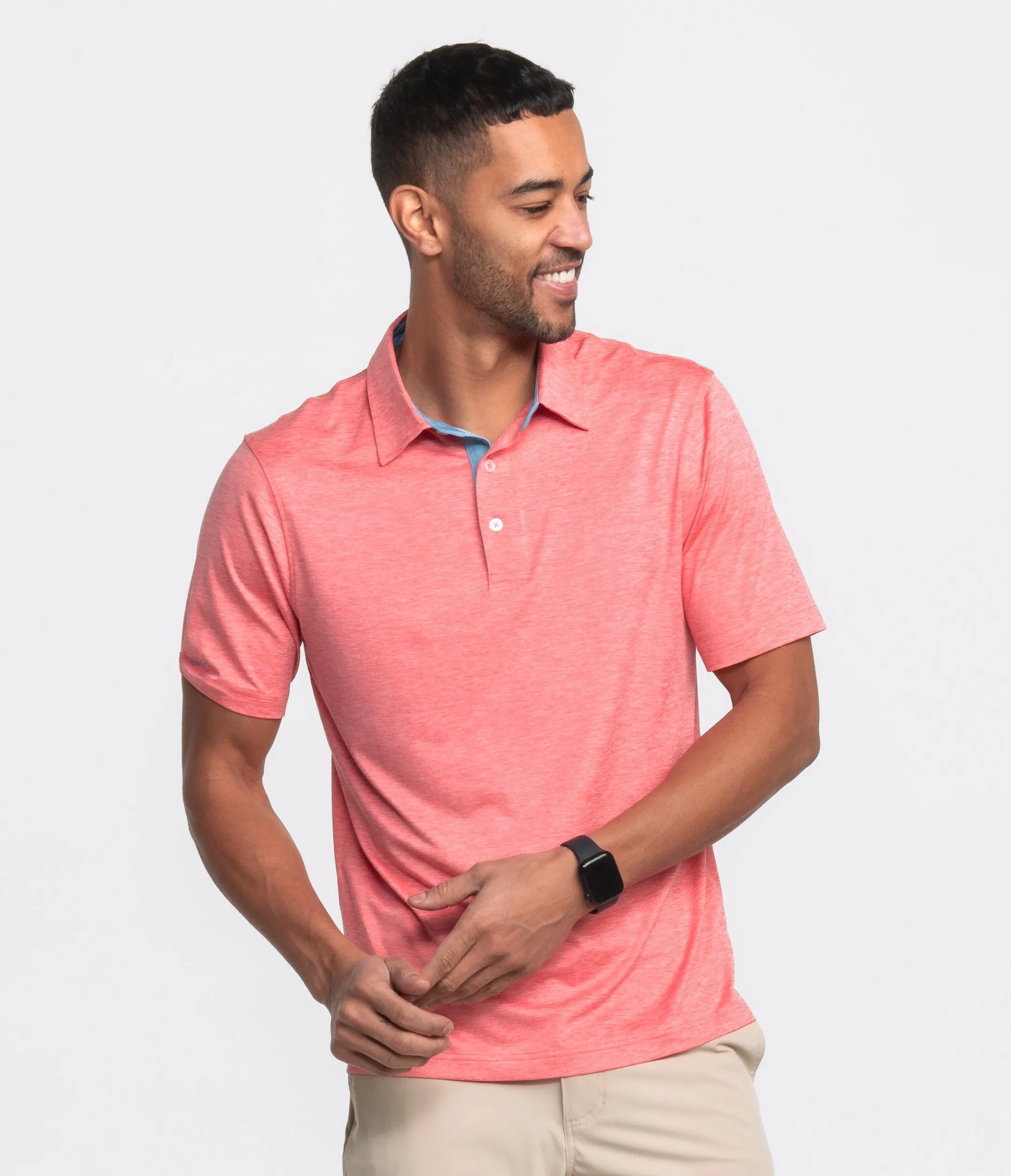 Grayton Heather Polo - Starburst