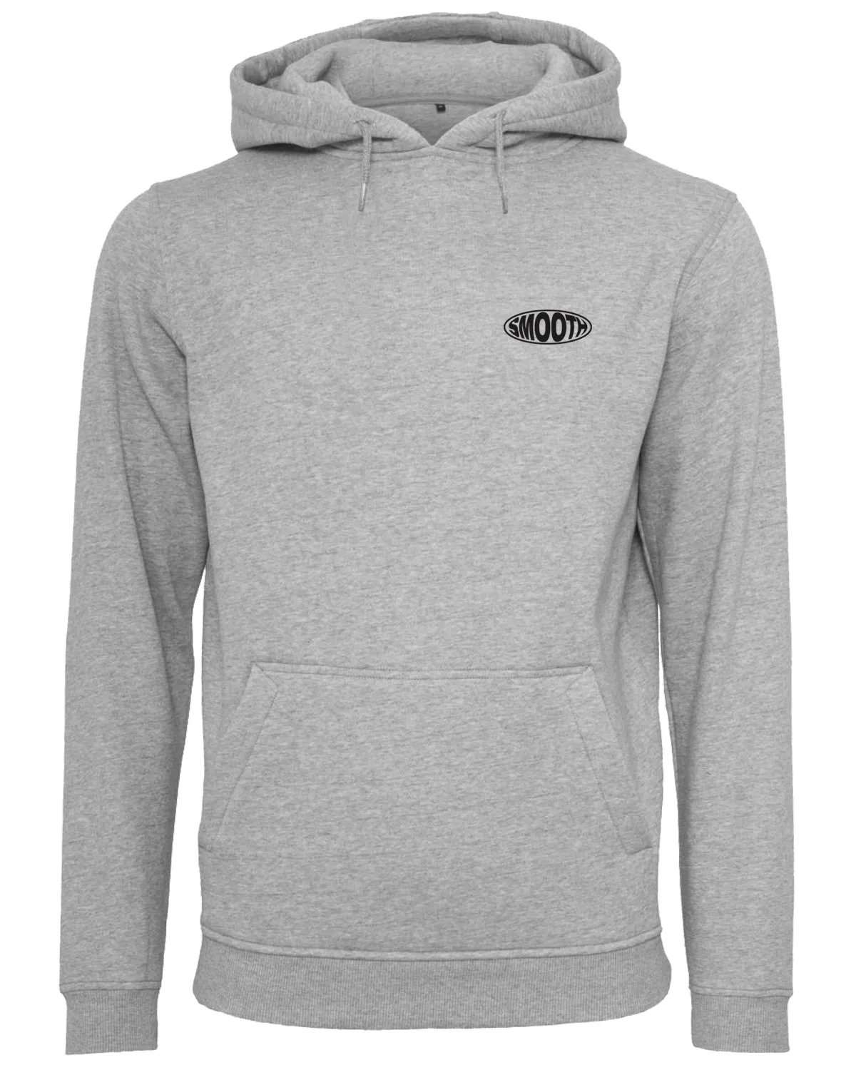Grey Hoodie / Oval Black Front Back Women