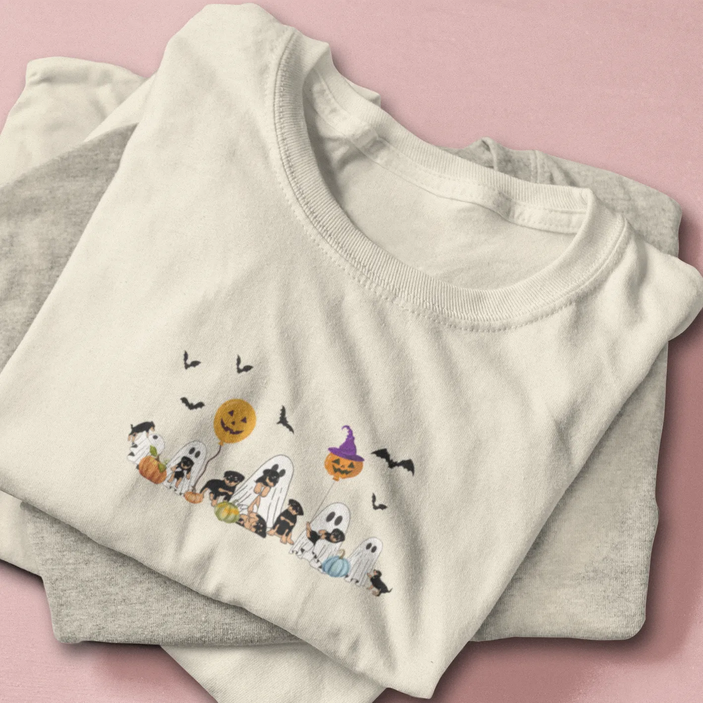 Halloween shirt, Halloween Sweater, Happy Halloween, Retro Spooky Season, Ghost shirt,Halloween Dog shirt,Ghost Dog Shirt, Momster Shirt