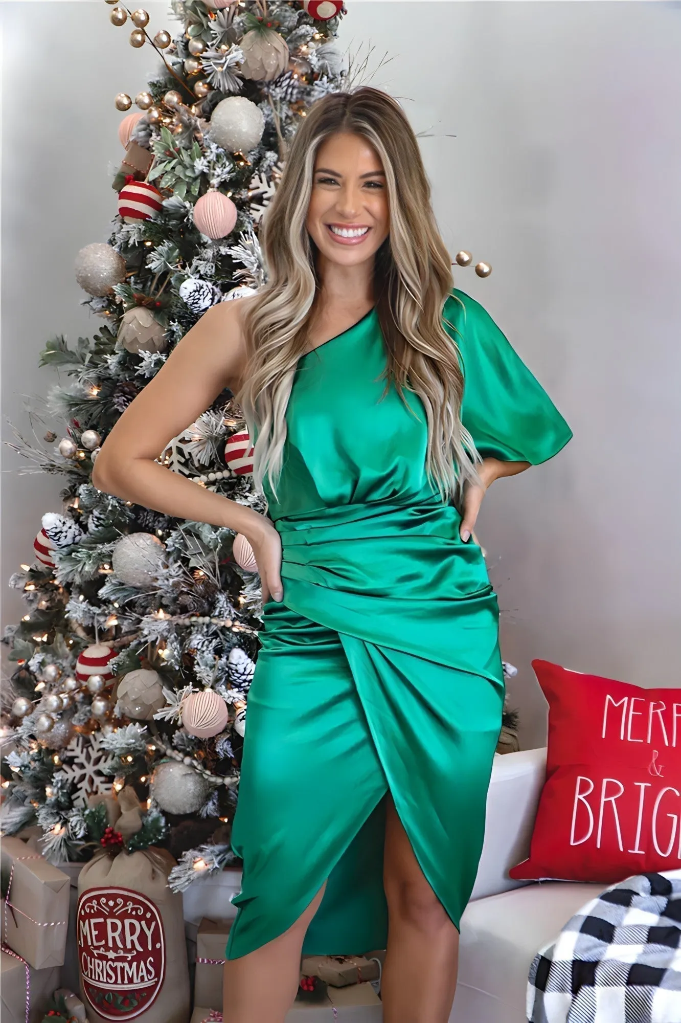 Heidi-Mode | Elegantes Seidenpartykleid