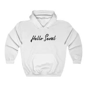 Hello Seoul Hoodie - Trendy Winter Kpop Hoodies Kpop Fashion - Kpop Hooded Sweater