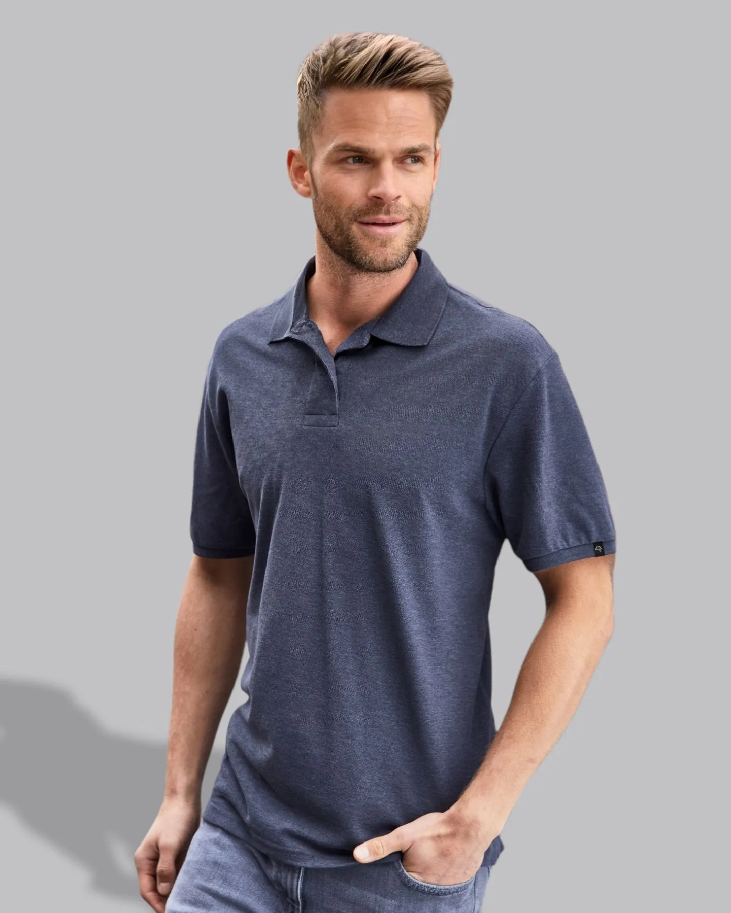 JAN 8010 ― Herren Bio-Baumwolle Polo Shirt - Royal Blau