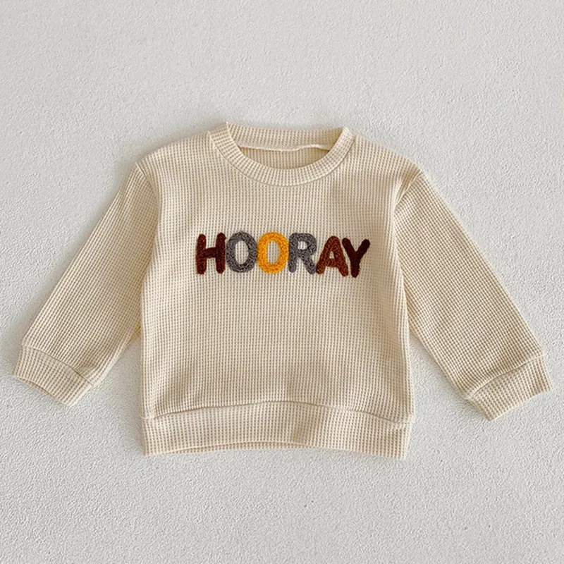 Kids' Spring Hoodies Stylish Korean Pullovers