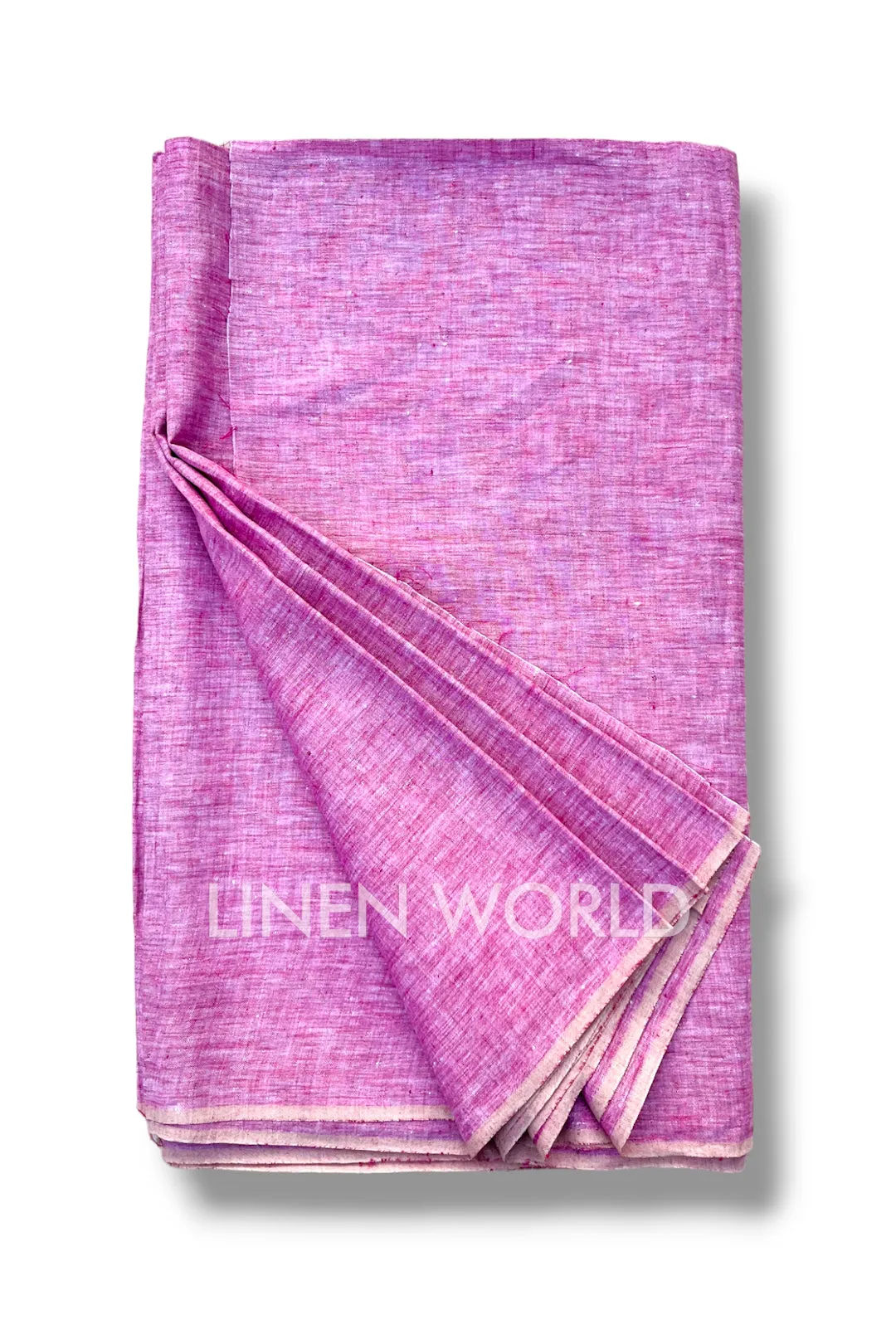 Lavender Pink Linen Fabric (60 Lea)