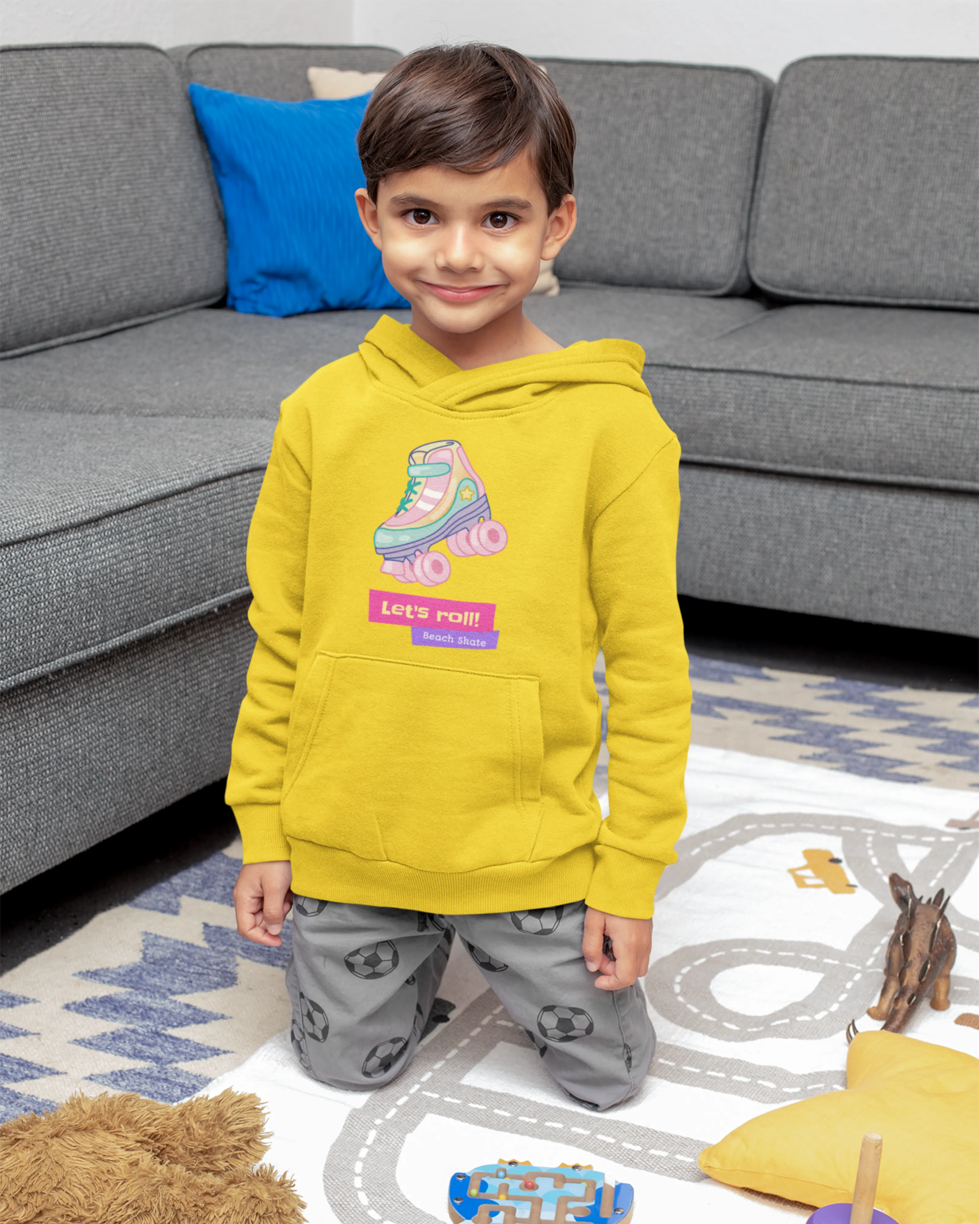 Let's Roll - Kids Unisex Hoodie