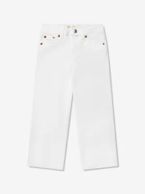 Levi's Wear Girls Wide Leg Jeans in White