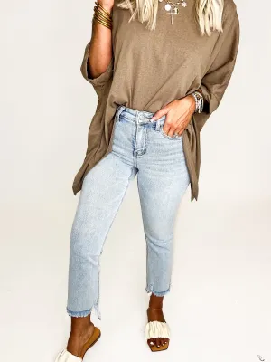 Lovervet High Rise Kick Flare Jeans