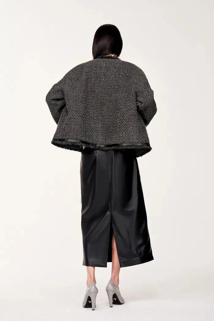 Lucia Jacket in Wool Blend Tweed
