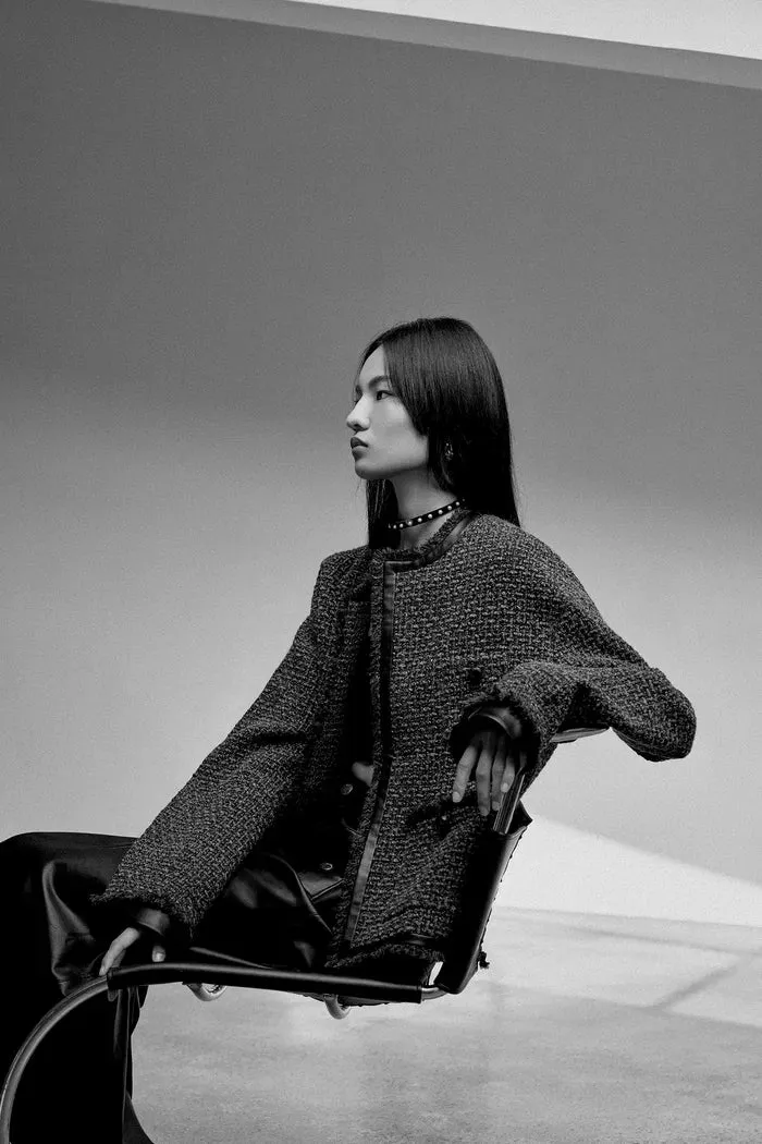Lucia Jacket in Wool Blend Tweed