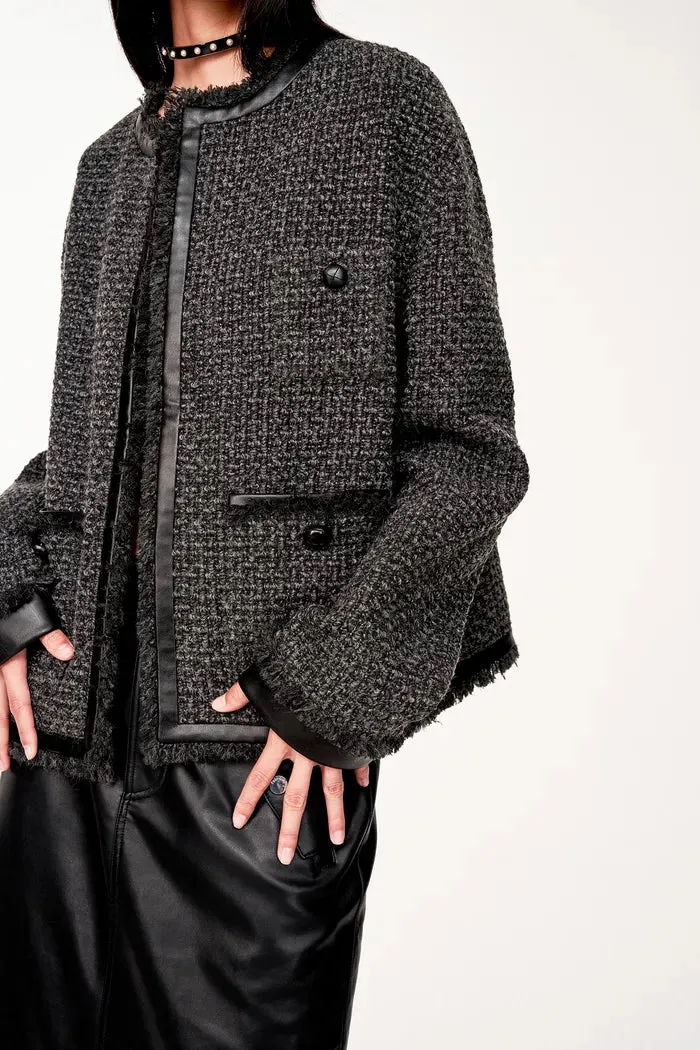 Lucia Jacket in Wool Blend Tweed