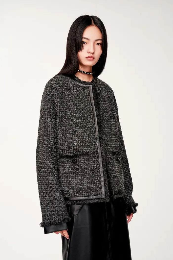 Lucia Jacket in Wool Blend Tweed